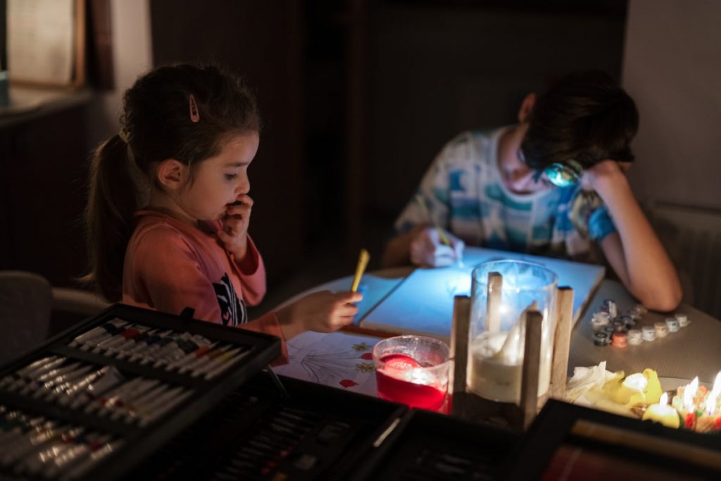 Family in the dark Experiencing Frequent Power Surges